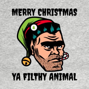 Merry Christmas ya filthy animal T-Shirt